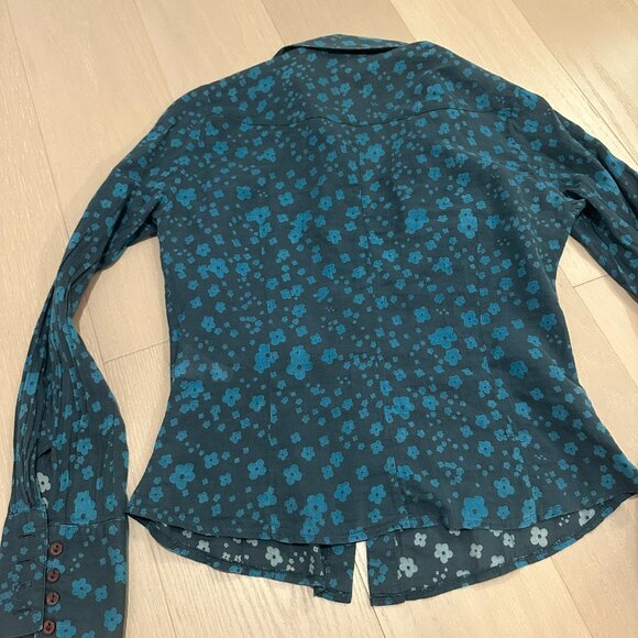 Vintage H&M Millennial Floral Button Down - Picture 6 of 6